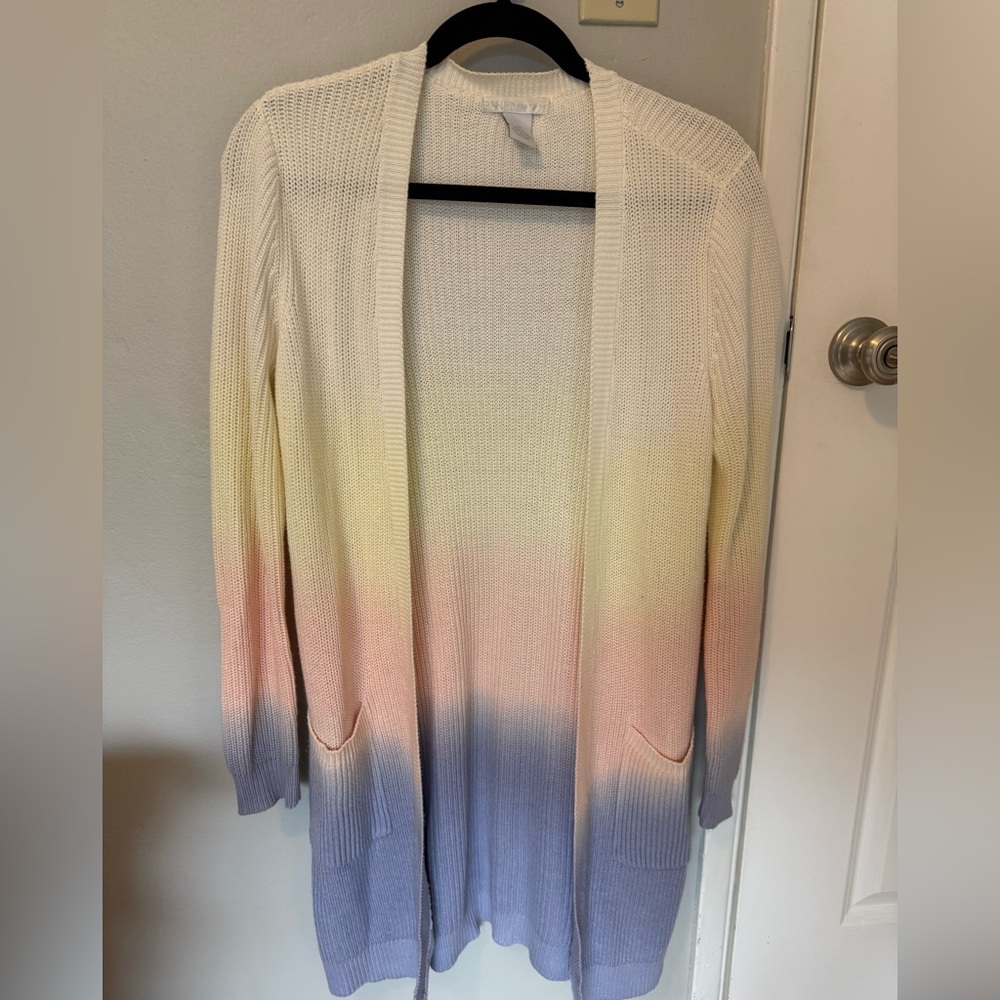 Ombré open cardigan size XS